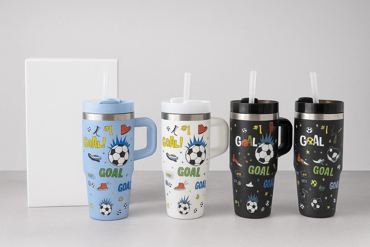 Stanley Stainless Steel Cartoon Tumbler with handle