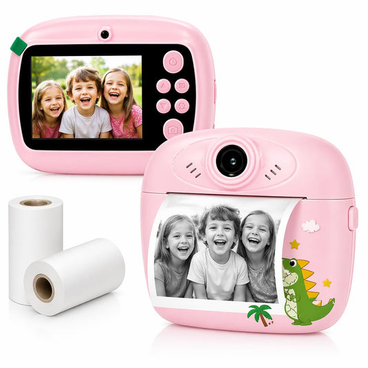 Diy Instant Digital Print Camera for Kids (Random Design)