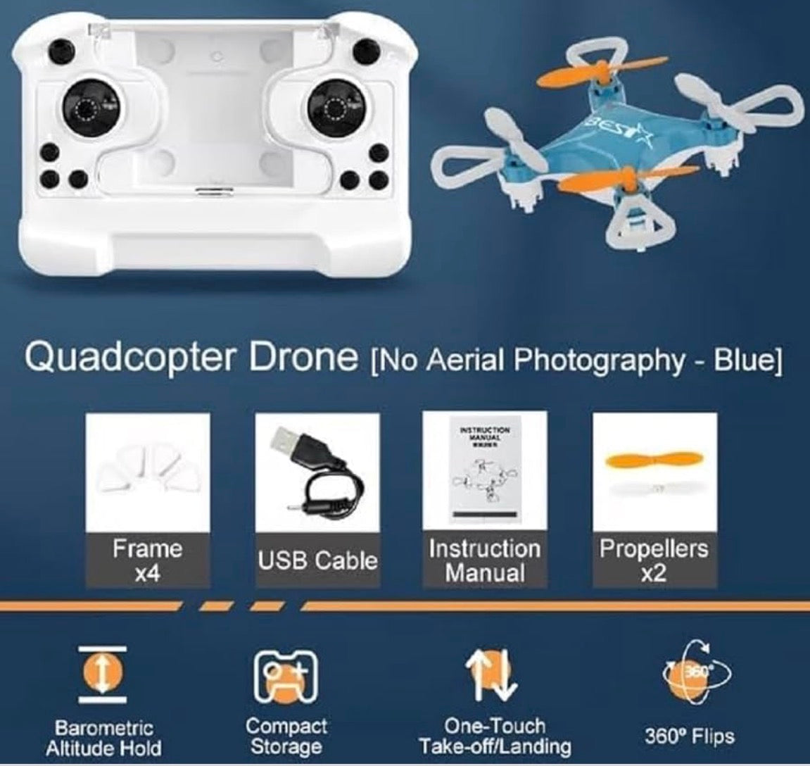 Mini pocket quadcopter drone | 360’ flip | altitude Hold