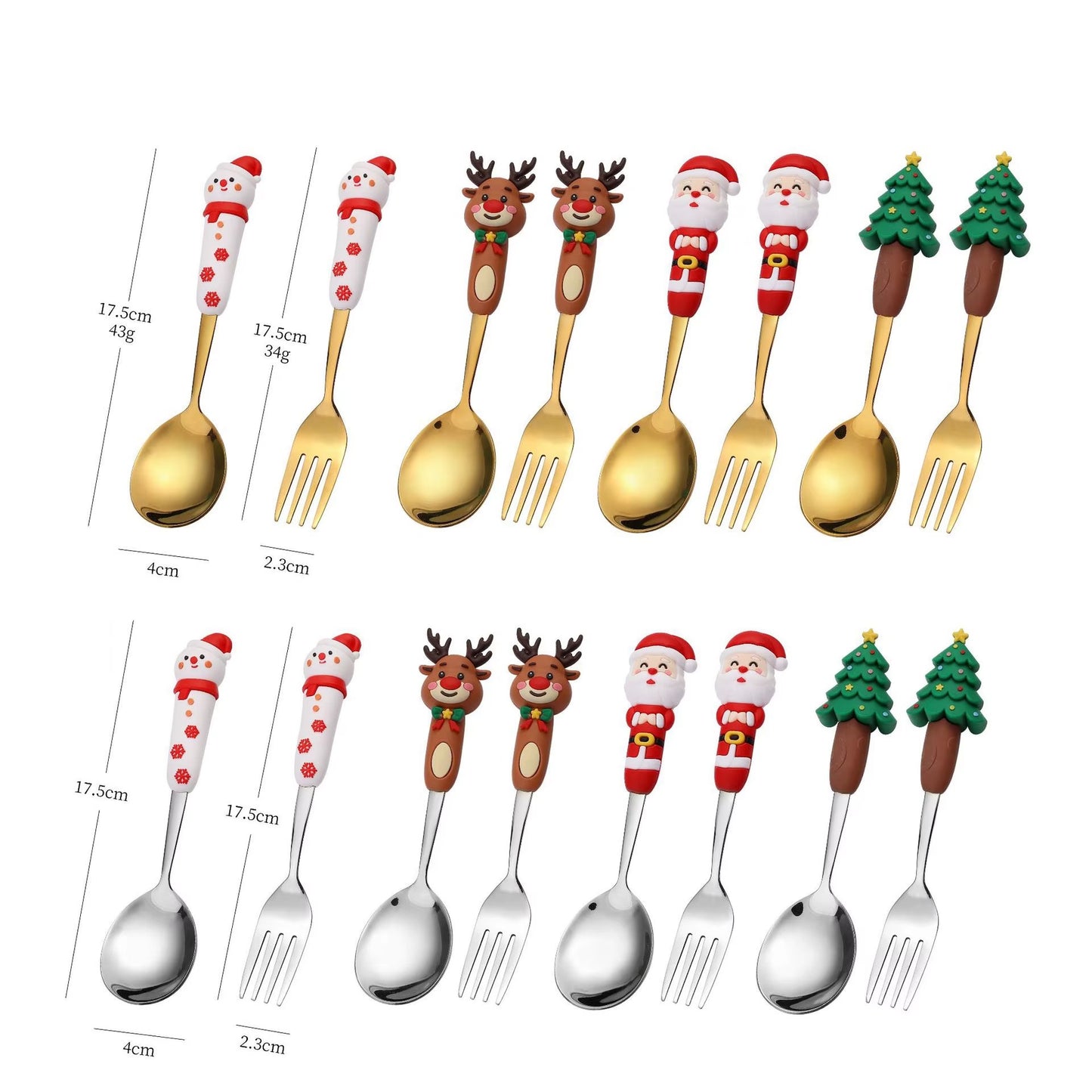 Christmas - Cutlery Set | Stainless Steel