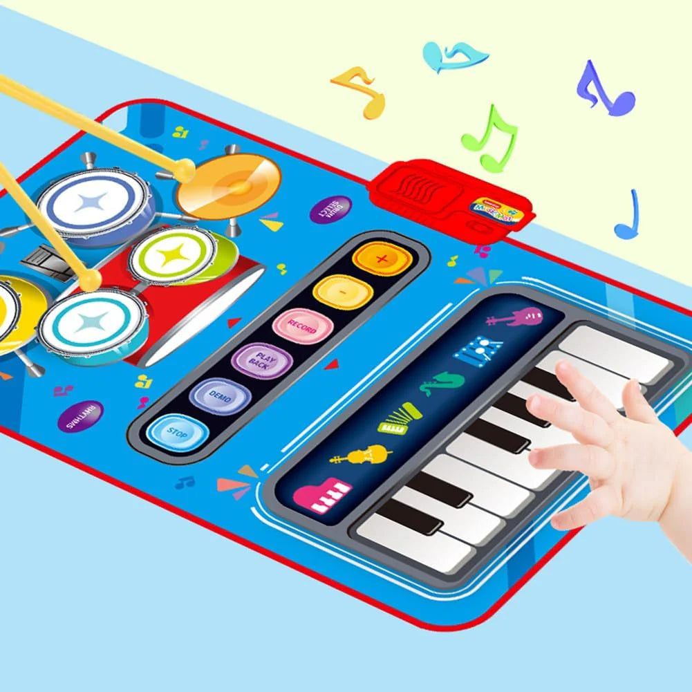 2 in 1 Musical Jazz Play Mat - Intelligent Music Toy