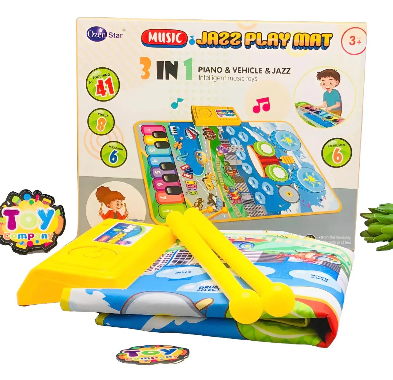 3 in 1 Musical Jazz Play Mat - Intelligent Music Toy