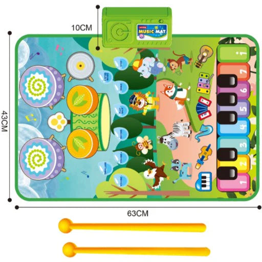 3 in 1 Musical Jazz Play Mat - Intelligent Music Toy