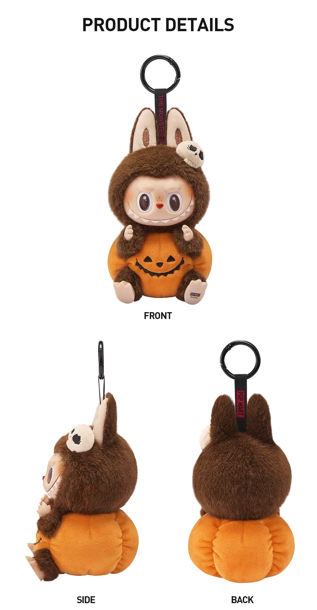 Happy Halloween Party Series - Sitting Pumpkin Labubu