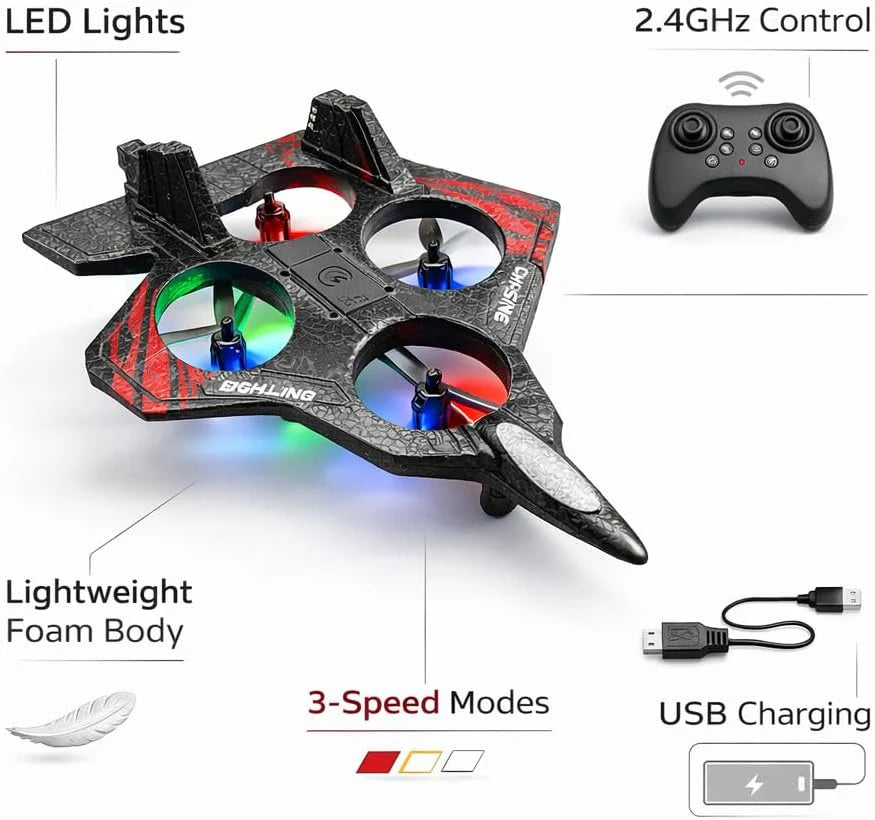 RC Jet Fighter | 2.4GHz, 360° Stunt
