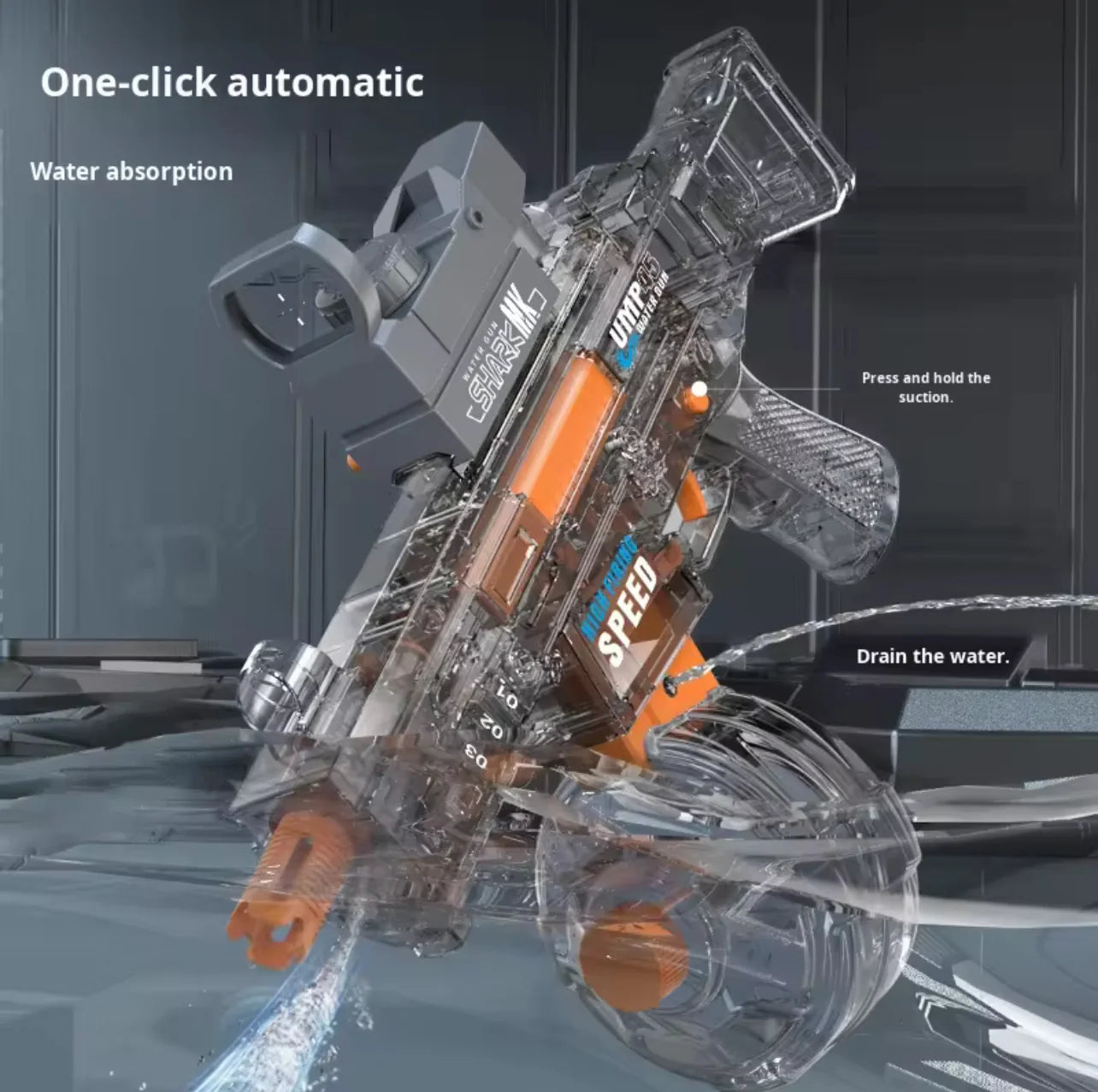UMP45 - Fire Breathing Electric Water Gun