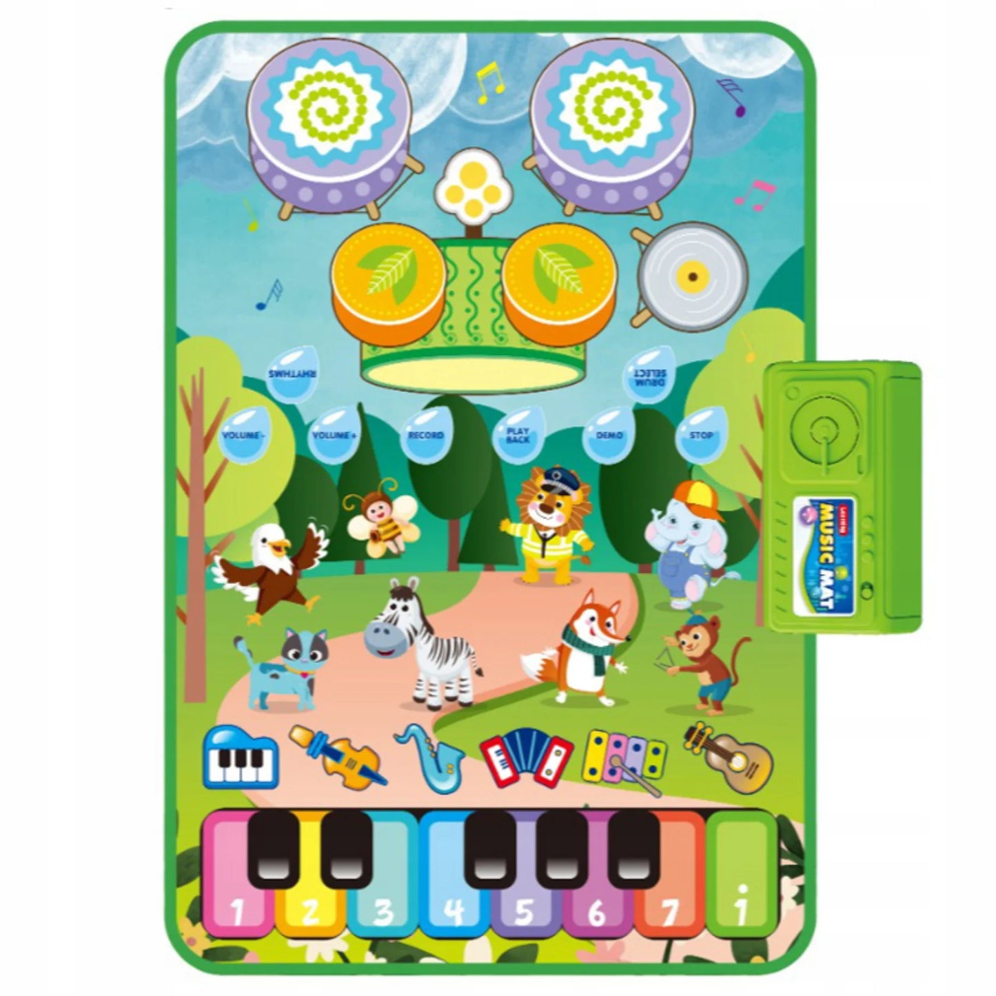 3 in 1 Musical Jazz Play Mat - Intelligent Music Toy