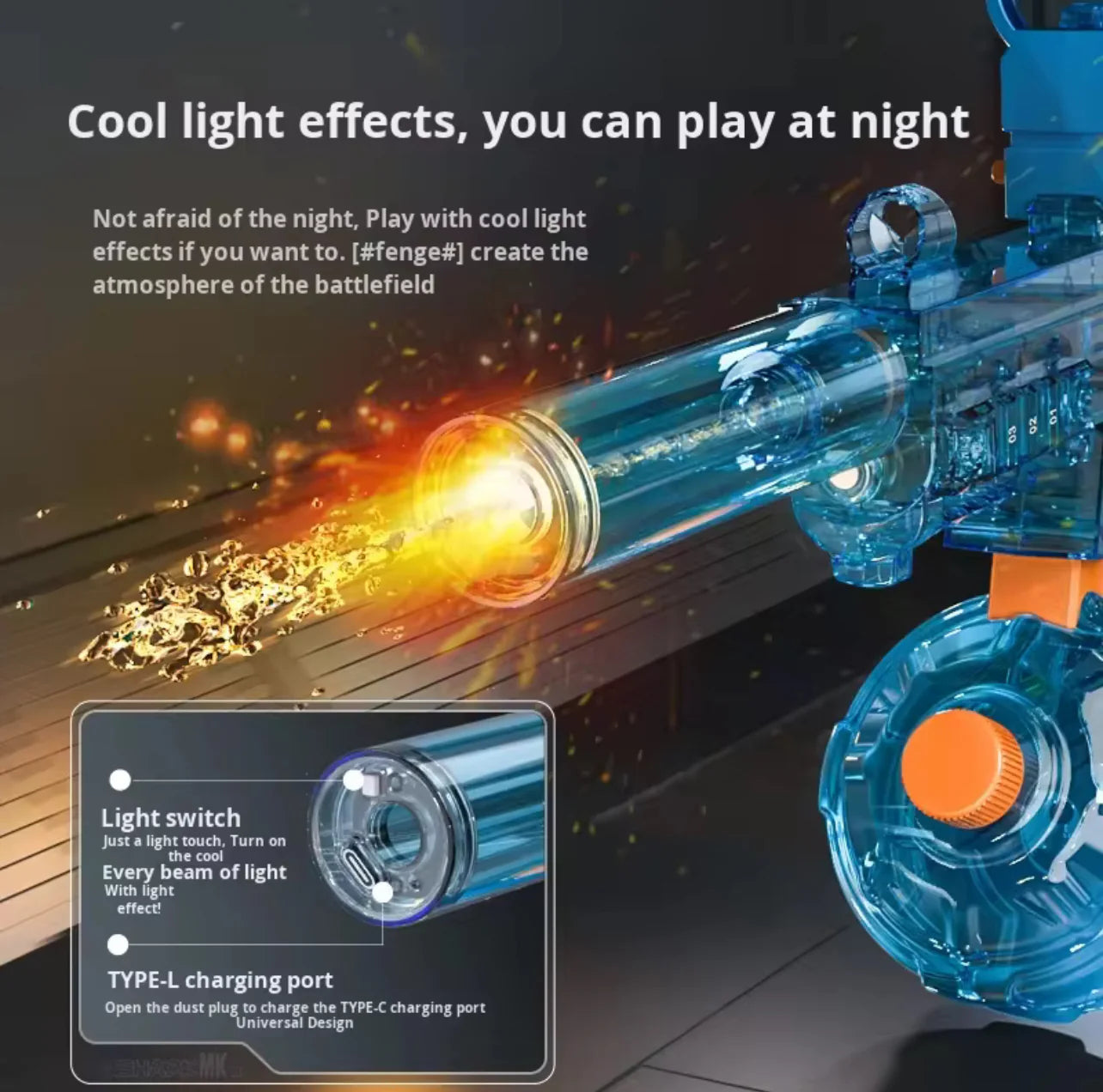 UMP45 - Fire Breathing Electric Water Gun