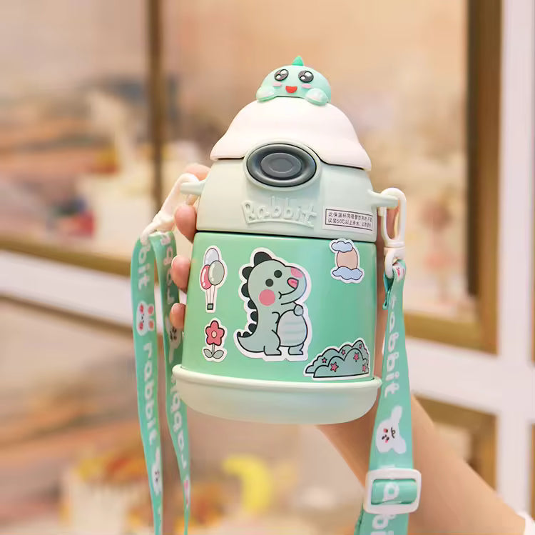 Stainless Steel 500ml Straight Double Bullet Shaped Gold Us Can Flip Water Bottle Eco Tumbler