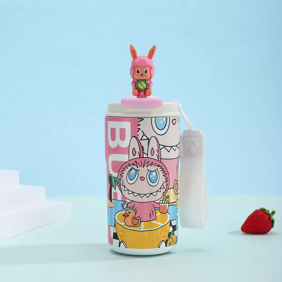 Cartoon Labubu Insulated Tumbler