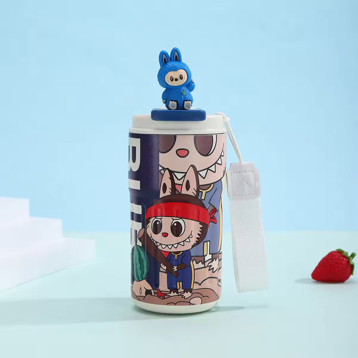 Cartoon Labubu Insulated Tumbler