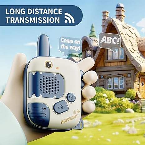 Girls' Walkie-Talkie Toy 2-Piece Set for Ages 3-8