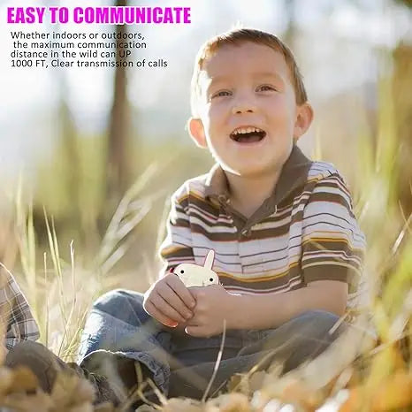 Girls' Walkie-Talkie Toy 2-Piece Set for Ages 3-8