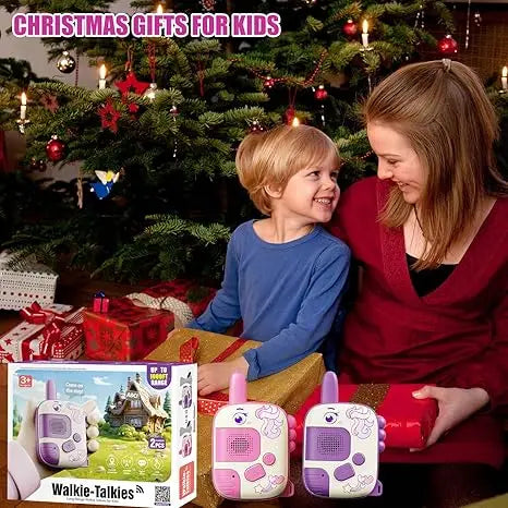 Girls' Walkie-Talkie Toy 2-Piece Set for Ages 3-8