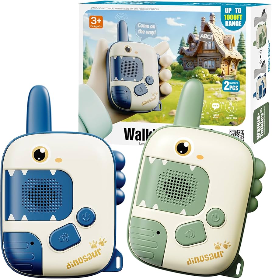 Girls' Walkie-Talkie Toy 2-Piece Set for Ages 3-8