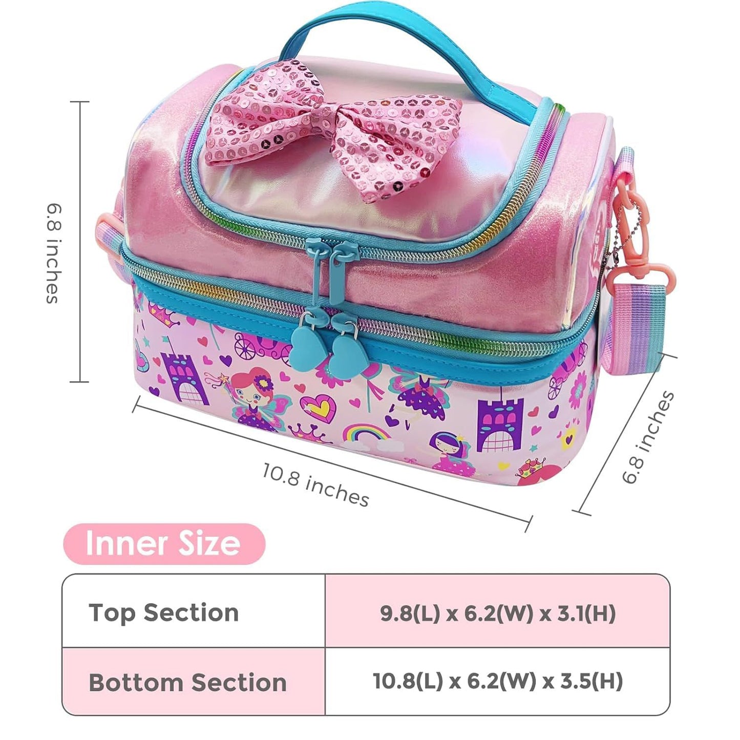 Vest Luxury Double Decker Lunchbag for Kids