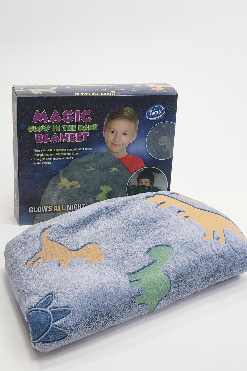 Super Soft Cozy Furry Big Blanket - Glow in The Dark (5ft x 6ft) de