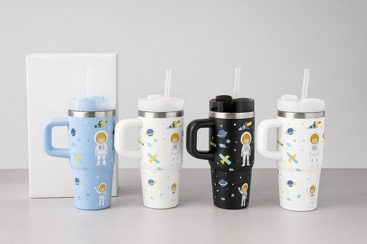 Stanley Stainless Steel Cartoon Tumbler with handle