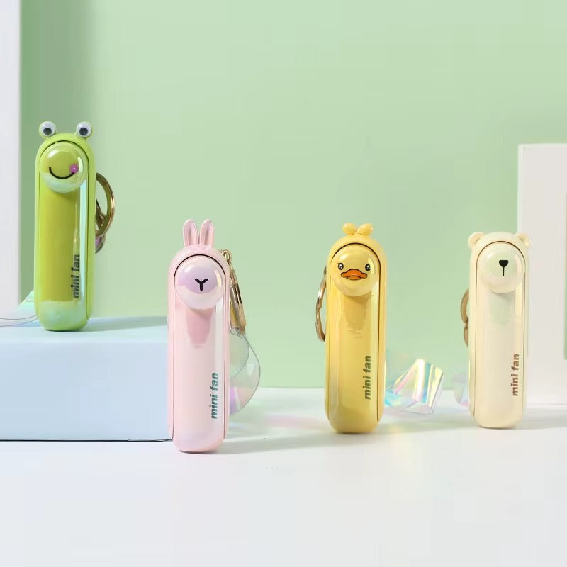 Cute Frog Duck Handheld Mini Fan