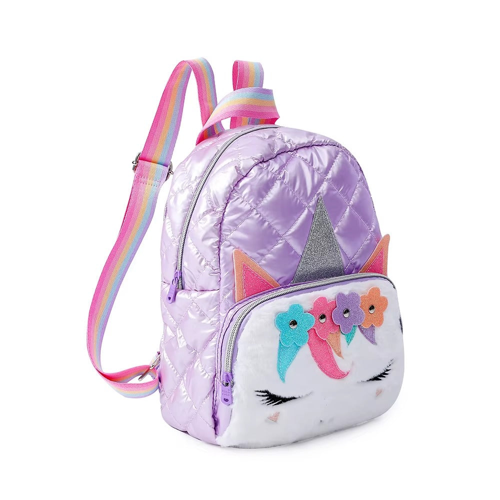 Cartoon Characters unicorn Backpack for Girls