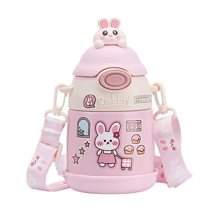 Stainless Steel 500ml Straight Double Bullet Shaped Gold Us Can Flip Water Bottle Eco Tumbler