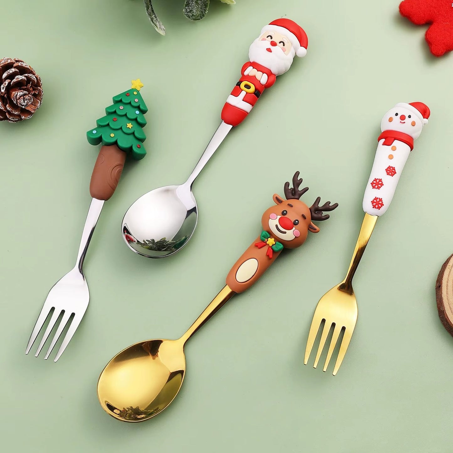 Christmas - Cutlery Set | Stainless Steel