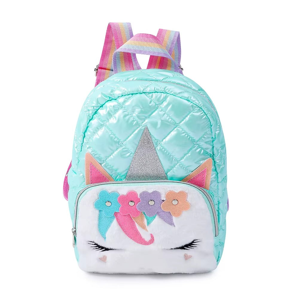 Cartoon Characters unicorn Backpack for Girls
