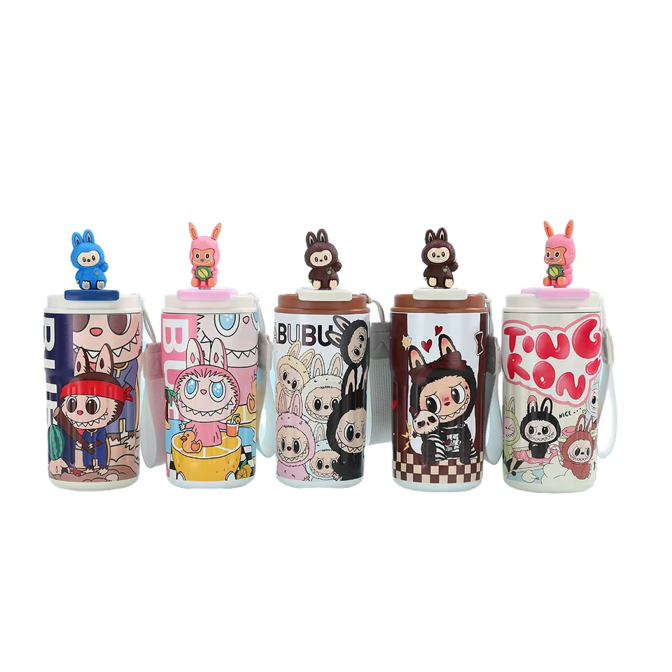 Cartoon Labubu Insulated Tumbler